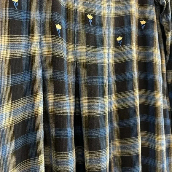 Sarah Elizabeth Dress Vintage Floral Embroidered Cottagecore Academia Prairie 8 - Picture 4 of 5